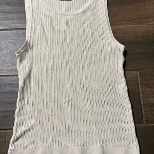 Women’s Cream Sweater Tank